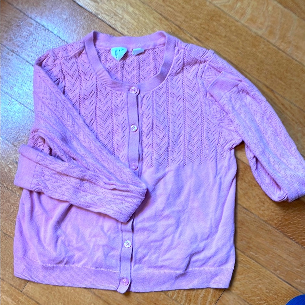 cotton gap kids pointelle sweater